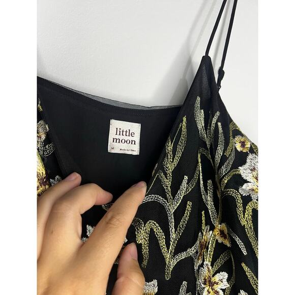 Little Moon from Anthropolgie embroidered dress size medium - Picture 5 of 7